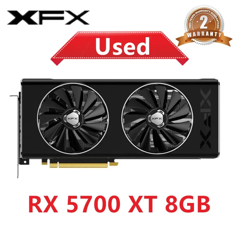 Rx 5700 Xt 8Gb Video Card - Placa de Vídeo XFX RX 5700XT