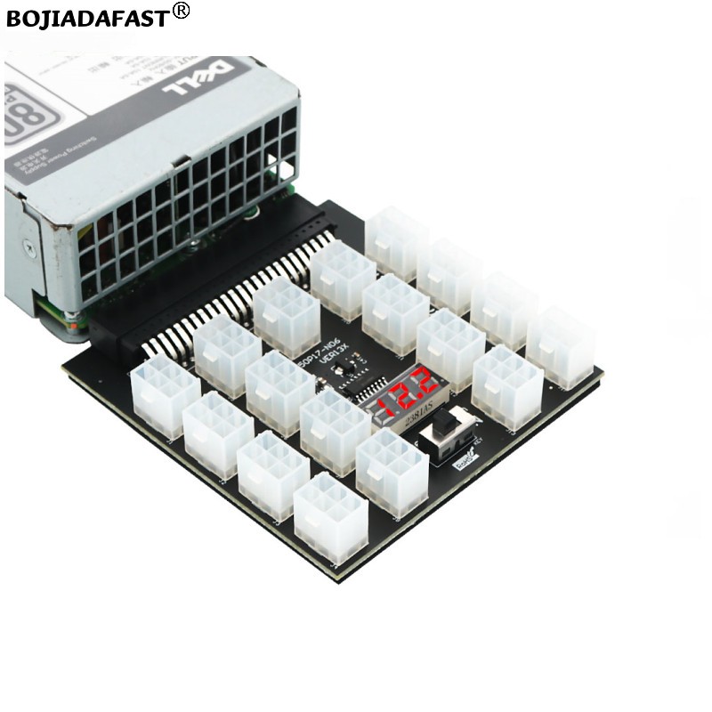Placa de Conexão PCI-E de 6 Pi - 2400W Server Psu Breakout Board avaliação e preço